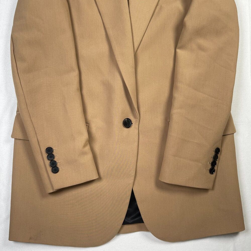 Zara Camel Brown Single-Button Blazer - Picture 7 of 13